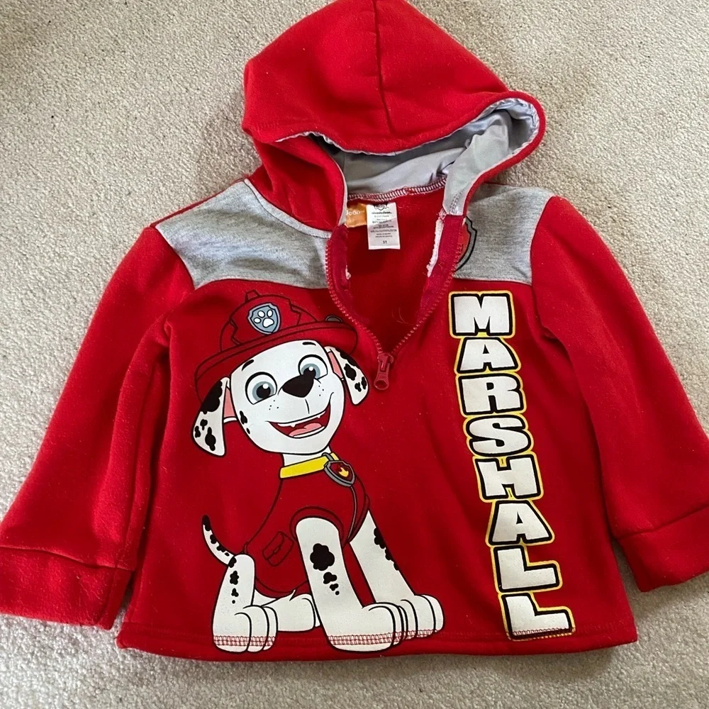 PAW Patrol Chase Marshall Toddler Hoodie 3T Pullover